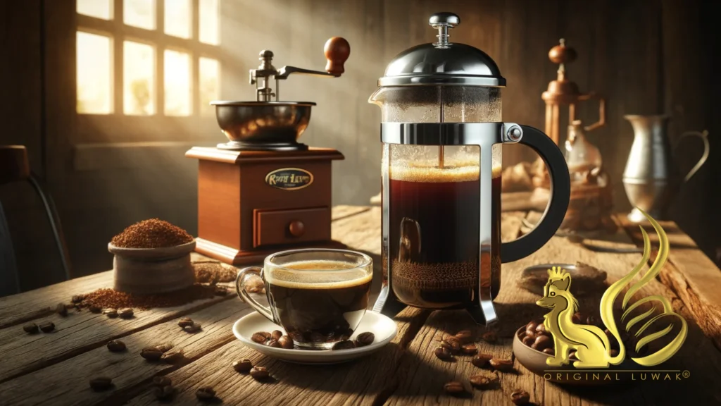 French Press brewing method